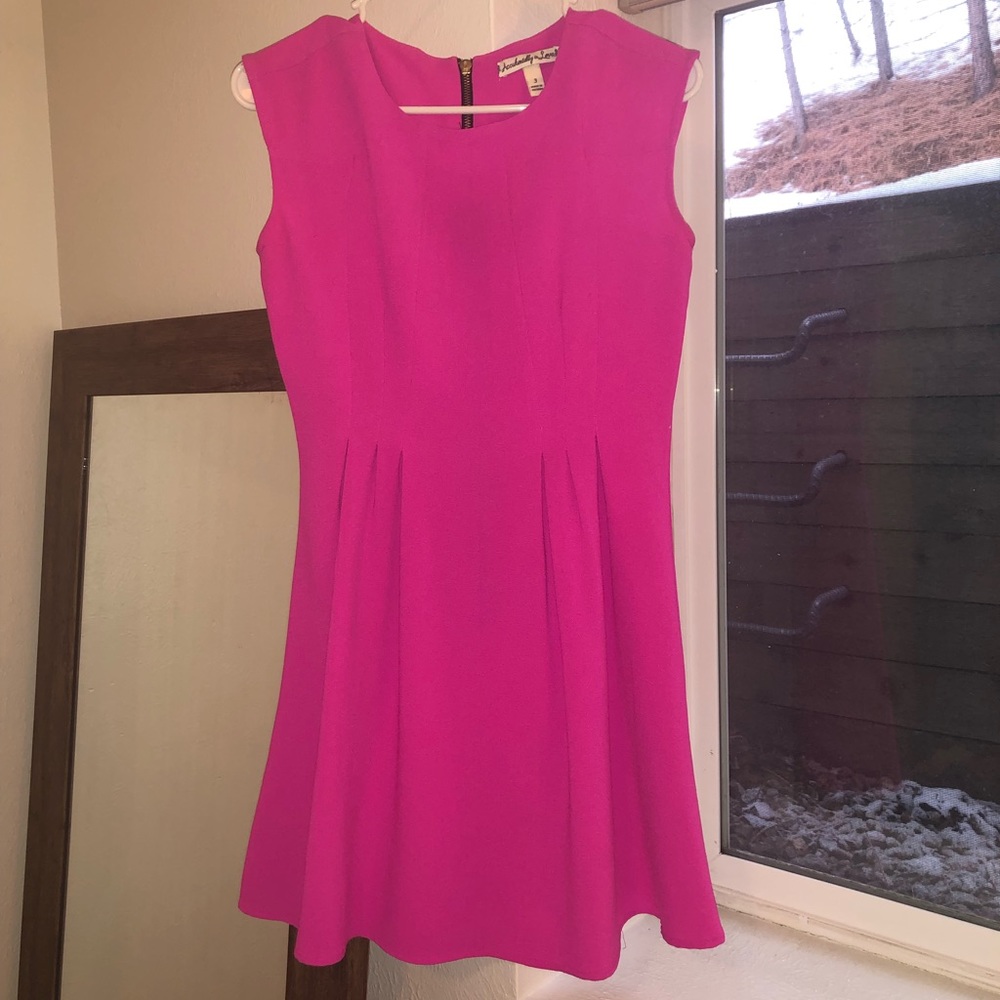 Accidentally in Love magenta dress